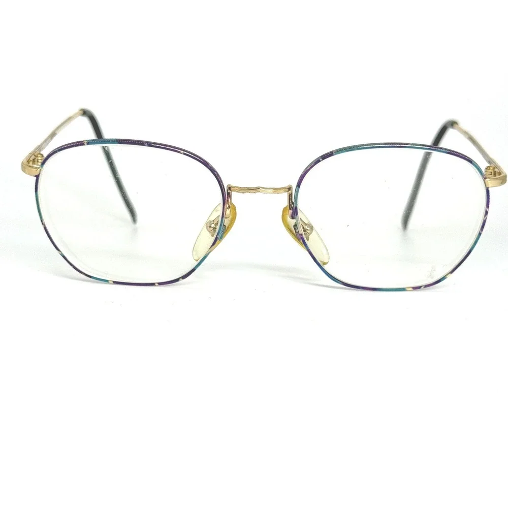 Sunjet by Carrera‎ 5203 Eyeglass Frames Gold Purple Multi Italy 51-20 140 21906